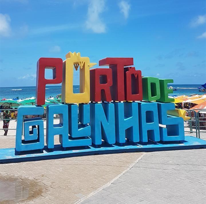 Lindo Apartamento Porto De Galinhas - Ipojuca - Com Churrasqueira E Piscina Buitenkant foto
